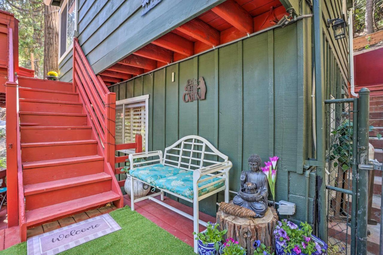 Boho Crestline Cabin, 1 Mile To Lake Gregory! 외부 사진