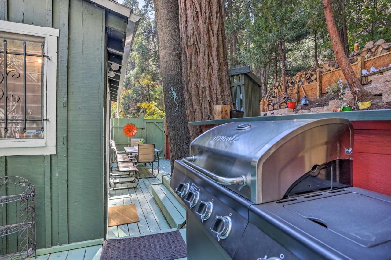 Boho Crestline Cabin, 1 Mile To Lake Gregory! 외부 사진