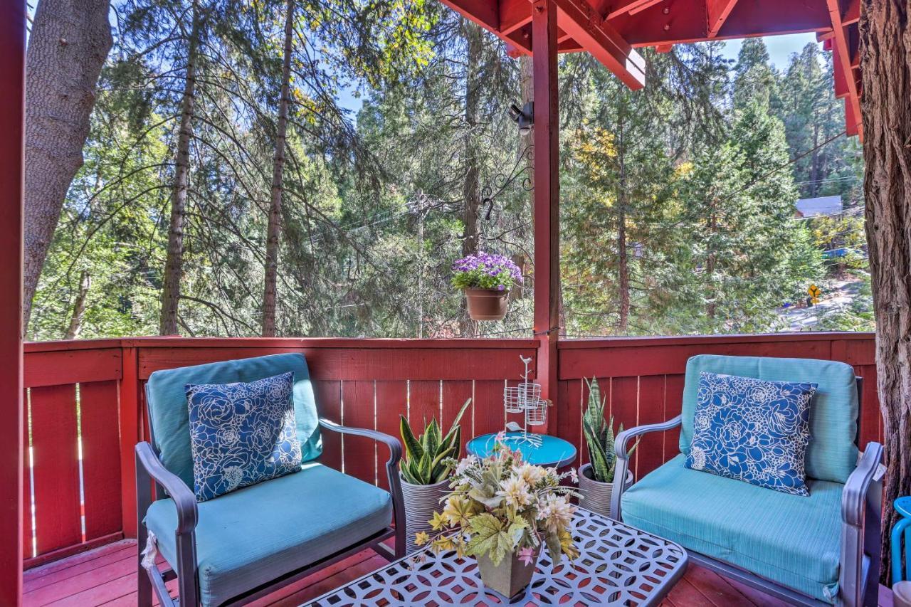 Boho Crestline Cabin, 1 Mile To Lake Gregory! 외부 사진