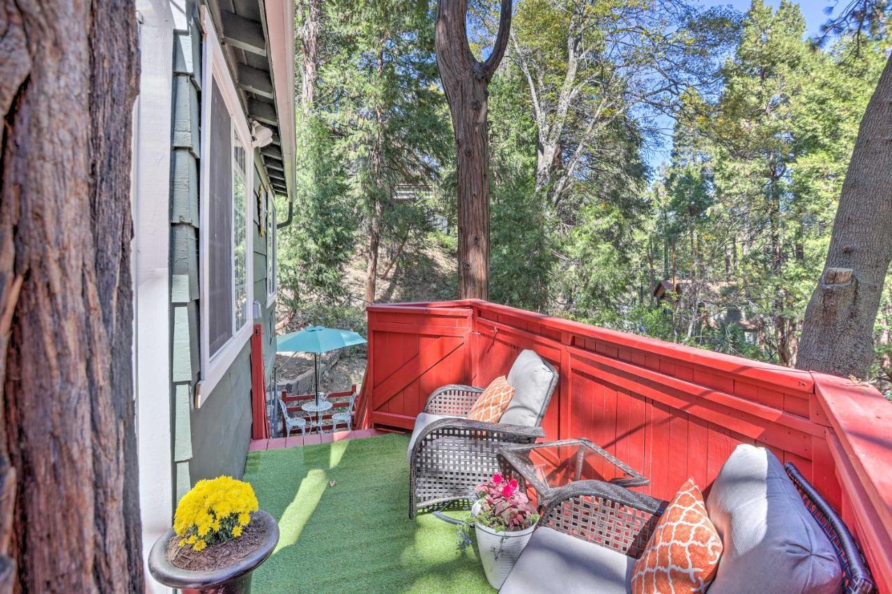 Boho Crestline Cabin, 1 Mile To Lake Gregory! 외부 사진